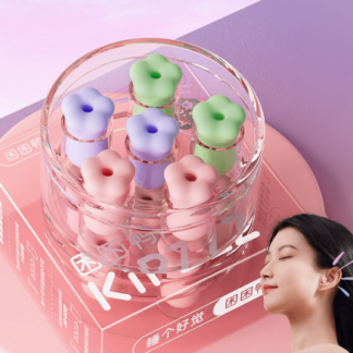 Flower-shaped earplugs, special for sleep, soundproof, silent, hollow earplugs, suitable for student dormitories