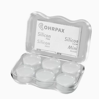 Transparent silicone earplugs, gentle on ears, suitable for sleep, noise reduction, and sound insulation.
